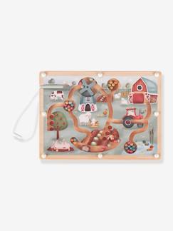 Spielzeug-Baby-Tasten & Greifen-Magnetisches Baby Labyrinth aus Holz Little Farm LITTLE DUTCH