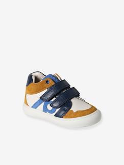 -Kinder Leder Sneakers mit Klettverschluss