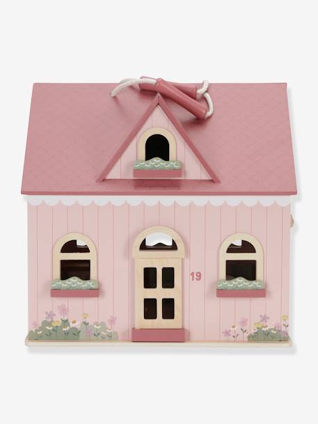 Kleines Kinder Puppenhaus aus Holz LITTLE DUTCH rosa 2