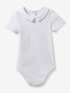 -Baby Body mit Kragen CYRILLUS, Bio-Baumwolle