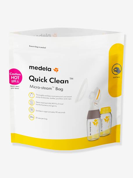 5er-Pack Quick Clean Desinfektionsbeuteln für die Mikrowelle MEDELA transparent 2