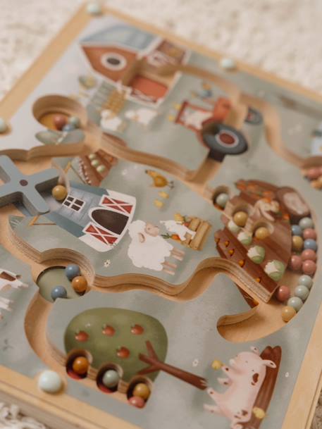 Magnetisches Baby Labyrinth aus Holz Little Farm LITTLE DUTCH mehrfarbig 2