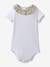 Baby Body mit Liberty-Kragen CYRILLUS aus Bio-Baumwolle gelb 1