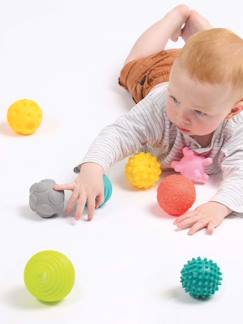 Spielzeug-Baby-Tasten & Greifen-8er-Set Baby Bälle LUDI