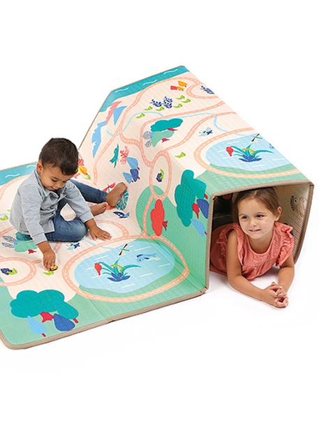 Große Baby Spielmatte LUDI beige 1