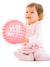 Baby Sensorikball LUDI blau+rosa 5