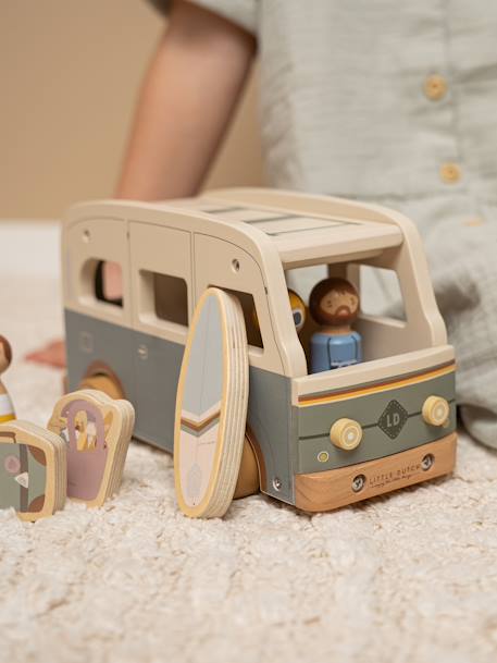 Kinder Vintage-Camper aus Holz LITTLE DUTCH mehrfarbig 4