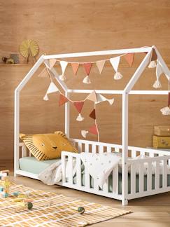 Kinderzimmer-Kindermöbel-Babybetten & Kinderbetten-Niedriges Kinderzimmer Bodenbett, Hausbett CABANE