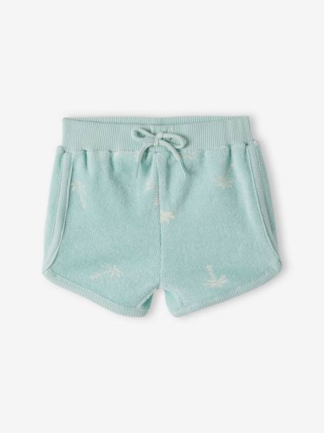 4er-Pack Baby Shorts aus Frottee Oeko-Tex blau chambray 4