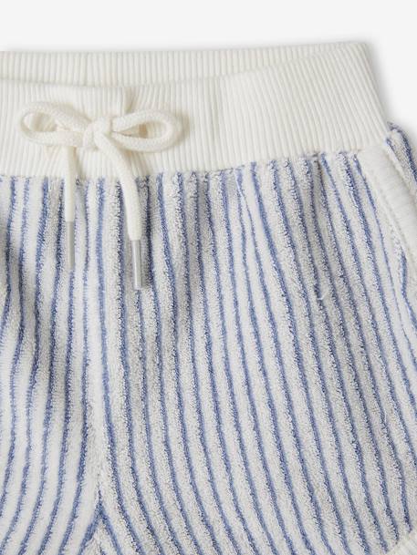 4er-Pack Baby Shorts aus Frottee Oeko-Tex - blau chambray - 7