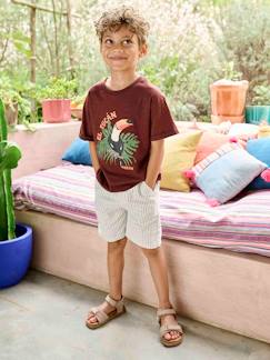 Jungenkleidung-Jungen Shorts, Leinen-Mix