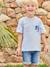 Jungen T-Shirt mit Print hinten Oeko-Tex himmelblau 6