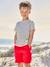 Jungen Chino-Shorts Oeko-Tex, Bundweite verstellbar beige+blau+graublau+grün+rot 24