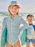 Langärmeliger Mädchen Badeanzug mit UV-Schutz Oeko-Tex - graublau - 5