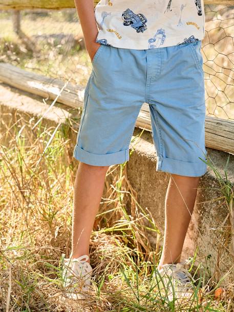 Jungen Shorts - aqua+azurblau+beige golden+blau+orange - 6