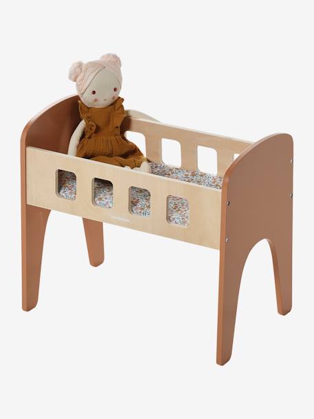 Kinder Puppenbett aus Holz FSC® natur 1