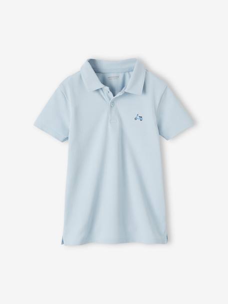 Jungen-Set: Poloshirt & Shorts - himmelblau - 2