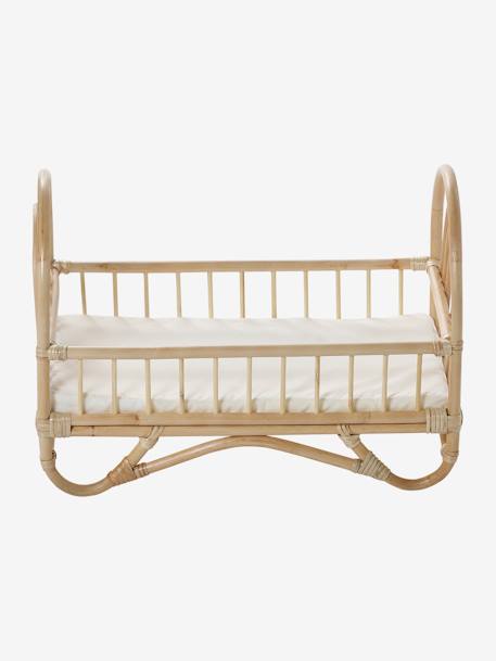 Puppenbett aus Rattan MINI BOHO beige 6