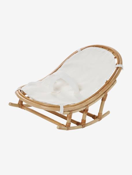 Puppenwippe aus Rattan MINI BOHO beige 3