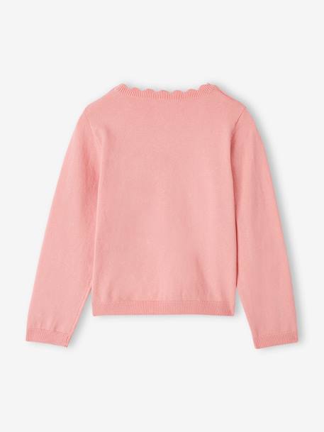 Personalisierbarer Mädchen Pullover BASIC Oeko-Tex - aprikose+bonbon rosa+graugrün+marine+pastellgelb+rosenholz+senfgelb - 7