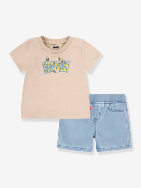 Baby-Set: T-Shirt & Shorts LVB Solid Full Zip Hoodie Levi's beige 5