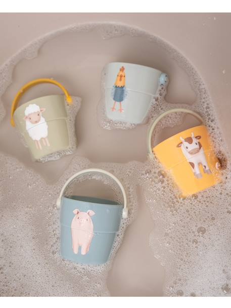 4er-Set Baby Badewannen-Becher LITTLE DUTCH mehrfarbig 3