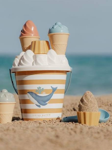 Sandkasten-Set mit Eisförmchen Ocean Dreams LITTLE DUTCH blau+rosa 2