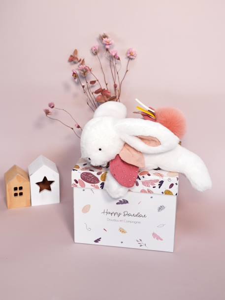 Plüschhase Happy 25 cm DOUDOU ET COMPAGNIE beige+rosenholz 6