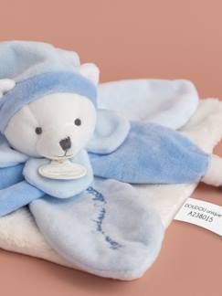 Spielzeug-Baby-Kuscheltiere & Stofftiere-Schmusetuch mit Bärenkopf Collector 24 cm DOUDOU ET COMPAGNIE