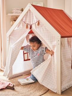 Spielzeug-Kinder Spielzelt, Spielhaus aus Stoff/Holz FSC®