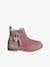 Mädchen Boots mit Anziehtrick camel+rosa 8