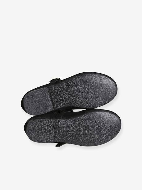 Mädchen Lederballerinas schwarz 5