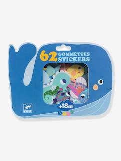 Spielzeug-Kreativität-62 Kinder Tiersticker aus Gummi DJECO