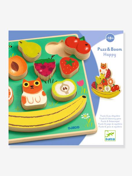 Baby 2-in-1-Steckpuzzle Puzz & Boom Happy DJECO mehrfarbig 4