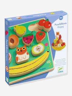 Spielzeug-Lernspielzeug-Baby 2-in-1-Steckpuzzle Puzz & Boom Happy DJECO