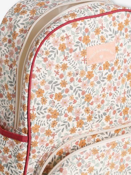 Mädchen Rucksack FLOWERS wollweiß 5