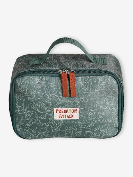 Jungen Lunchbox-Tasche DINOS tannengrün 2