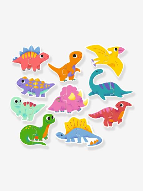 Kinder Duo-Puzzles Dinos DJECO mehrfarbig 3