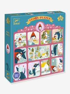 Spielzeug-Lernspielzeug-Puzzles-Kinder Puzzle Rotkäppchen DJECO