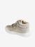 Mädchen High Sneakers, Anziehtrick beige golden+gold+marine 8