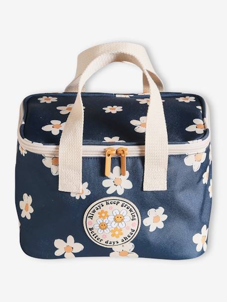 Mädchen Lunchbox-Tasche mit Margeriten marine 2