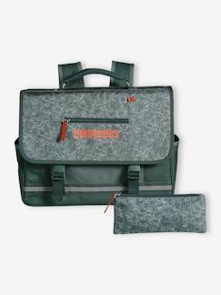 Jungenkleidung-Accessoires-Schulsachen-Jungen-Set: Schultasche & Federmappe DINOS