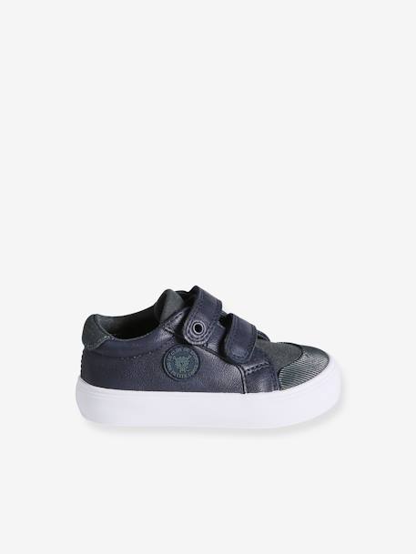 Jungen Baby Klett-Sneakers marine 2