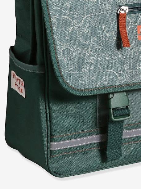 Jungen-Set: Schultasche & Federmappe DINOS tannengrün 4