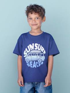 Jungenkleidung-Shirts, Poloshirts & Rollkragenpullover-Jungen T-Shirt mit Urlaubsmotiv