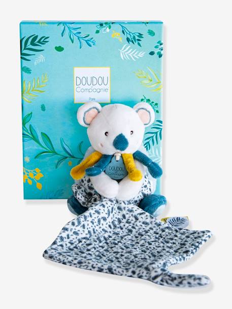 Plüsch-Koala Yoca mit Schmusetuch 15 cm DOUDOU ET COMPAGNIE - blau - 1