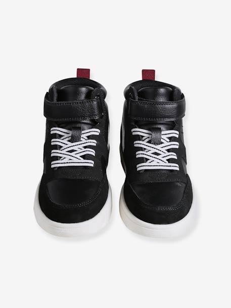 Kinder High-Sneakers mit Klett schwarz 4