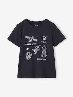 Jungenkleidung-Jungen T-Shirt Basic mit Print vorn