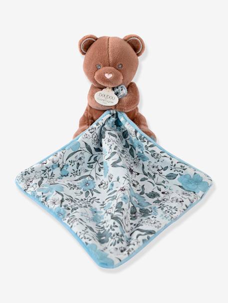 Baby Kuscheltier & Schmusetuch 12 cm Boh'aim DOUDOU ET COMPAGNIE - blau+gelb+rosa - 2