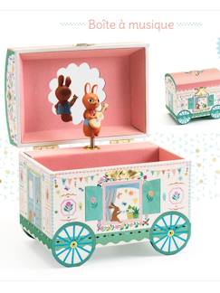 -Kinder Spieldose Magischer Planwagen DJECO